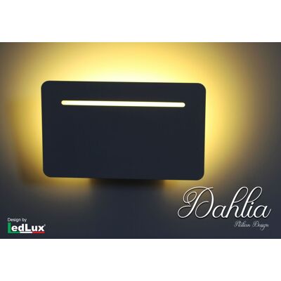 LEDLUX Applique Led Da Parete Modello Dahlia Italian Design Moderna 6w Bianco Caldo LEDLUX Applique Led Da Parete Modello Dahlia Italian Design Moderna 6w Bianco Caldo