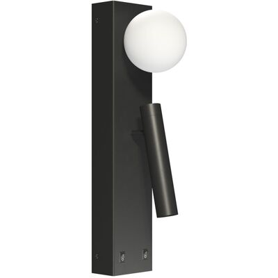 BENEITO FAURE Sphere Alp Wall Applique Led 20w 2700k 360° Fascio Luce Faretto Orientabile Comfort Visivo Ugr19 Colore Nero Opaco - Beneito & Faure BENEITO FAURE Sphere Alp Wall Applique Led 20w 2700k 360° Fascio Luce Faretto Orientabile Comfort Visivo Ugr19 Colore Nero Opaco - Beneito & Faure