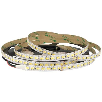 LEDLUX 24v Bobina Striscia Led Cct 30w/m Bianco Caldo Neutro Freddo 2700k-6500k 5 Metri Ip20 1120 Smd 2835 LEDLUX 24v Bobina Striscia Led Cct 30w/m Bianco Caldo Neutro Freddo 2700k-6500k 5 Metri Ip20 1120 Smd 2835