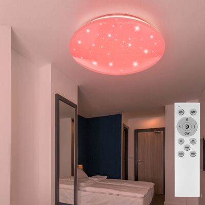ETC-SHOP - LED RGB - Effetto stellato - Dimmabile - Plafoniera ETC-SHOP - LED RGB - Effetto stellato - Dimmabile - Plafoniera