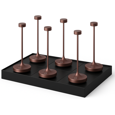 LUMISKY Set Di 6 Lampade Da Tavolo Con Base H25cm Ruby LUMISKY Set Di 6 Lampade Da Tavolo Con Base H25cm Ruby