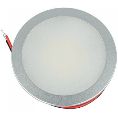 LEDLUX - Mini Faretto Led Da Incasso Rotondo 5W - Foro 60mm - Alluminio Satinato - Lampada interna LEDLUX - Mini Faretto Led Da Incasso Rotondo 5W - Foro 60mm - Alluminio Satinato - Lampada interna