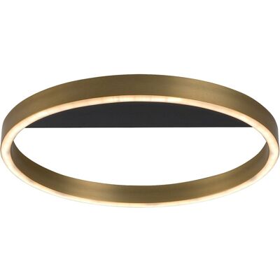 RABALUX Plafoniera Led Moderna Tonda Ø40 Oro/nero 20w RABALUX Plafoniera Led Moderna Tonda Ø40 Oro/nero 20w