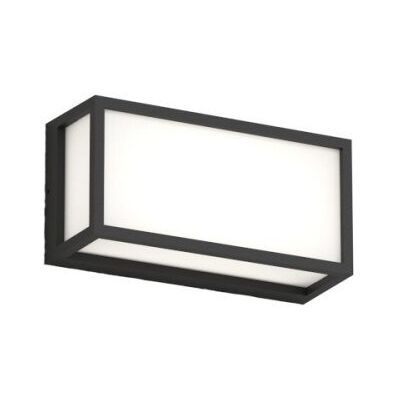 TOP-LIGHT Osaka Applique Plafoniera Rettangolare Piccola 22cm 2 Luci Attacco Gx53 Nero Ip54 TOP-LIGHT Osaka Applique Plafoniera Rettangolare Piccola 22cm 2 Luci Attacco Gx53 Nero Ip54