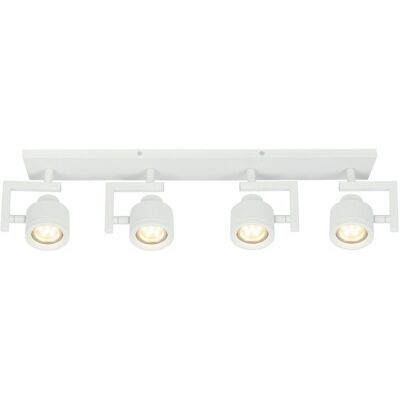 Reality Faretto Soffitto 4 Luci Bianco Orientabile Alenis 2 Reality Faretto Soffitto 4 Luci Bianco Orientabile Alenis 2