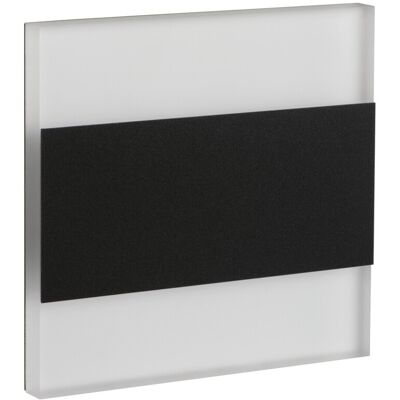 KANLUX Segnapasso A Led Da Incasso Terra 12 Volt Bianco Caldo Nero Quadrato Senza 0,80 Watt KANLUX Segnapasso A Led Da Incasso Terra 12 Volt Bianco Caldo Nero Quadrato Senza 0,80 Watt