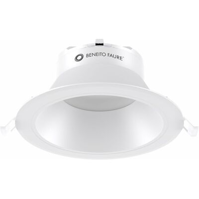 BENEITO FAURE Downlight Led Da Incasso Thessis 25w Triac Dimmerabile Con Tecnologia Switch Cct 3000k/4000k/5000k, Finitura Bianco Mate - Beneito & Faure BENEITO FAURE Downlight Led Da Incasso Thessis 25w Triac Dimmerabile Con Tecnologia Switch Cct 3000k/4000k/5000k, Finitura Bianco Mate - Beneito & Faure