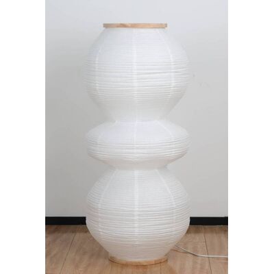 ATMOSPHERA Lampada Da Terra Nika Cilindrica, Altezza 100 Cm, Bianca - Créateur D'Intérieur ATMOSPHERA Lampada Da Terra Nika Cilindrica, Altezza 100 Cm, Bianca - Créateur D'Intérieur