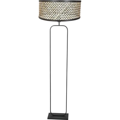 STEINHAUER - Lampada Da Terra - Stang - Nero - Bambù Metallo - STEINHAUER - Lampada Da Terra - Stang - Nero - Bambù Metallo -