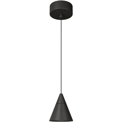 BENEITO FAURE Lampada A Sospensione Zoe Surface Beneito & Faure 7w 38° 3000k Nero Opaco - Design Conico Led Cri90 Ugr19 Per Illuminazione Interni BENEITO FAURE Lampada A Sospensione Zoe Surface Beneito & Faure 7w 38° 3000k Nero Opaco - Design Conico Led Cri90 Ugr19 Per Illuminazione Interni
