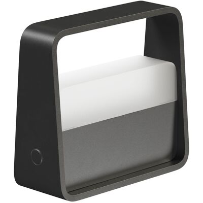 BENEITO FAURE Lampada Da Tavolo Portatile Bag 2w 180º Dimmable Led 3000k Nero Opaco, Batteria 3,5h Autonomia, Design Elegante Ip20 - Beneito & Faure BENEITO FAURE Lampada Da Tavolo Portatile Bag 2w 180º Dimmable Led 3000k Nero Opaco, Batteria 3,5h Autonomia, Design Elegante Ip20 - Beneito & Faure