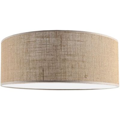 SHILO Plafoniera Tonda Ø50 1 Luce E27 Juta/bianco Lamego SHILO Plafoniera Tonda Ø50 1 Luce E27 Juta/bianco Lamego