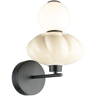 ITALUX Applique Art Déco Ceramica Beige Led 8w Tordi ITALUX Applique Art Déco Ceramica Beige Led 8w Tordi