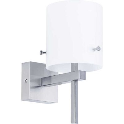 ITALUX Reno Applique Moderna Satinata Argento G9 Ip44 ITALUX Reno Applique Moderna Satinata Argento G9 Ip44