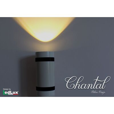LEDLUX Applique Led Da Parete Modello Chantal Italian Design Moderna 3w Singolo Illuminazione Bianco Caldo LEDLUX Applique Led Da Parete Modello Chantal Italian Design Moderna 3w Singolo Illuminazione Bianco Caldo