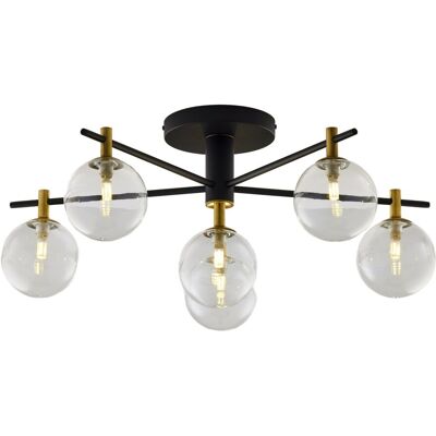 Lampadario Moderno Jupiter Figaro a 6 Luci - Illuminazione Lampadario Moderno Jupiter Figaro a 6 Luci - Illuminazione