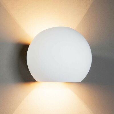 UNIVERSO Applique In Gesso Lampada Moderna Da Parete A Doppia Emissione Luce Led G9 E07 UNIVERSO Applique In Gesso Lampada Moderna Da Parete A Doppia Emissione Luce Led G9 E07