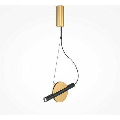 MAYTONI Lampada A Sospensione Enigma Led Oro 220 Cm MAYTONI Lampada A Sospensione Enigma Led Oro 220 Cm