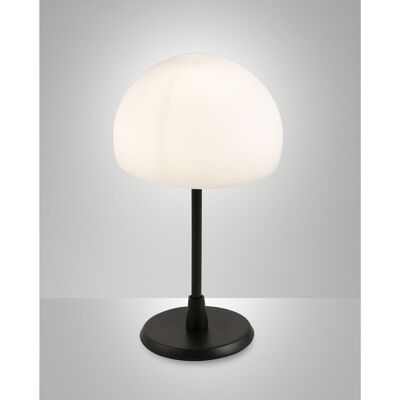 FABAS LUCE - Gaia Lampada Da Tavolo Attacco G9 Lampadina Inclusa Colore Nera Dimmerabile D.14cm FABAS LUCE - Gaia Lampada Da Tavolo Attacco G9 Lampadina Inclusa Colore Nera Dimmerabile D.14cm