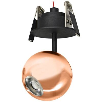 BENEITO FAURE Faretto Led Da Incasso Bora Recessed 8,5w 36º 3000k Oro Rosa - Faretto Sferico Orientabile Ad Alta Efficienza - Beneito & Faure BENEITO FAURE Faretto Led Da Incasso Bora Recessed 8,5w 36º 3000k Oro Rosa - Faretto Sferico Orientabile Ad Alta Efficienza - Beneito & Faure