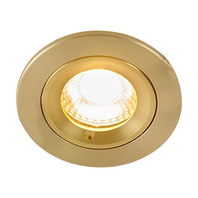QAZQA Faretto da incasso moderno oro - IP44 - Xena Round QAZQA Faretto da incasso moderno oro - IP44 - Xena Round