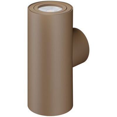 BENEITO FAURE Applique A Parete One Wall Dual 38º Gu10 160mm - Finitura Corten - Illuminazione A Doppio Fascio Led Per Interni - Beneito & Faure BENEITO FAURE Applique A Parete One Wall Dual 38º Gu10 160mm - Finitura Corten - Illuminazione A Doppio Fascio Led Per Interni - Beneito & Faure