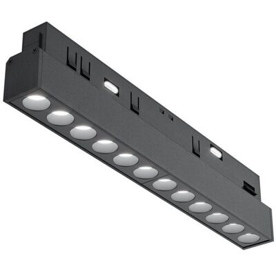 MAYTONI Lampada Binario 1f Nera Lineare Led 12w 4000k MAYTONI Lampada Binario 1f Nera Lineare Led 12w 4000k