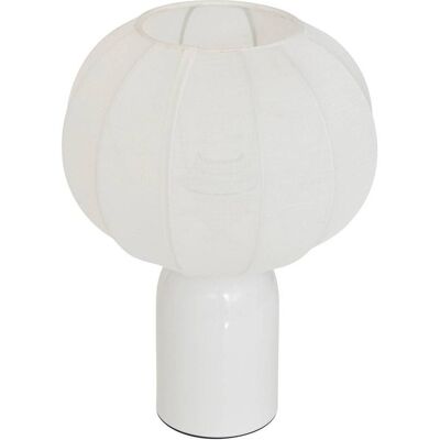 ATMOSPHERA Lampada Tobie H33cm Bianco - Créateur D'Intérieur ATMOSPHERA Lampada Tobie H33cm Bianco - Créateur D'Intérieur