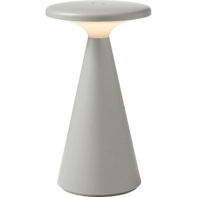 MAXLIGHT Lampada Da Tavolo Funghi Grigia Led Usb Ip44 Dimmer MAXLIGHT Lampada Da Tavolo Funghi Grigia Led Usb Ip44 Dimmer