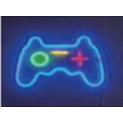ATMOSPHERA Tubo Neon A Led Da Parete Manette Blu L 41cm - Créateur D'Intérieur ATMOSPHERA Tubo Neon A Led Da Parete Manette Blu L 41cm - Créateur D'Intérieur