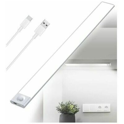 LIIYIELA Luce Led Ricaricabile Usb Per Sottopensile Da Cucina - 40 Cm - 2500 Mah - Luce Con Sensore Di Movimento Per Armadietti - Barra Led Wireless Ricaricabile - Luce Con Sensore Pir A Batteria Per Scale Int LIIYIELA Luce Led Ricaricabile Usb Per Sottopensile Da Cucina - 40 Cm - 2500 Mah - Luce Con Sensore Di Movimento Per Armadietti - Barra Led Wireless Ricaricabile - Luce Con Sensore Pir A Batteria Per Scale Int