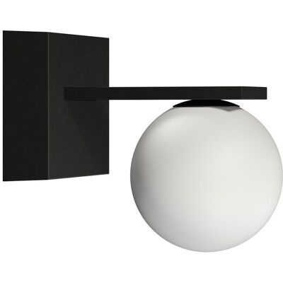 BENEITO FAURE Sphere Wall 9w Applique Led Da Esterno Ip54, Luce 360° 2700k Nero Opaco, Cri90, Design Sferico Moderno - Beneito & Faure BENEITO FAURE Sphere Wall 9w Applique Led Da Esterno Ip54, Luce 360° 2700k Nero Opaco, Cri90, Design Sferico Moderno - Beneito & Faure