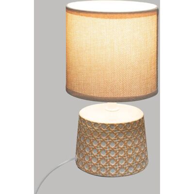 ATMOSPHERA Lampada In Ceramica Yojoa H23cm - Beige - Créateur D'Intérieur ATMOSPHERA Lampada In Ceramica Yojoa H23cm - Beige - Créateur D'Intérieur