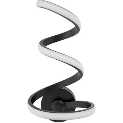 Toolight Lampada da Parete Nera 18W - Spirale LED Spring Up Toolight Lampada da Parete Nera 18W - Spirale LED Spring Up