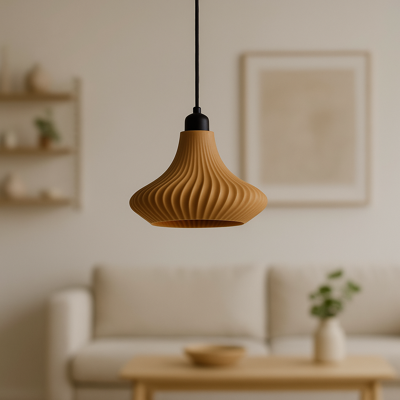 GREENICE Lampada A Sospensione "vita" Rosone Beige/cavo Nero GREENICE Lampada A Sospensione "vita" Rosone Beige/cavo Nero