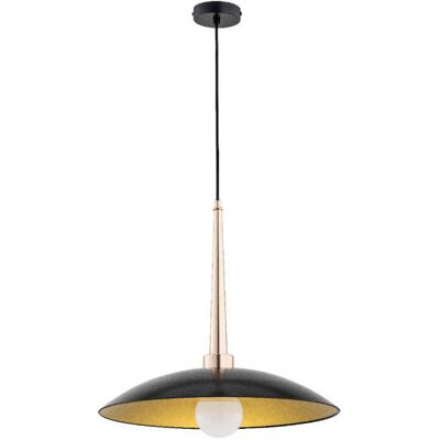 ALFA Velian Pendant Hanging Ceiling Lamp, Black Glass Dome Shade With Antique Gold/brass Metal, 1xe27 Max 15w, Dimmable, 84cm H X 48cm W, For Dining Room Kitchen, 60918 ALFA Velian Pendant Hanging Ceiling Lamp, Black Glass Dome Shade With Antique Gold/brass Metal, 1xe27 Max 15w, Dimmable, 84cm H X 48cm W, For Dining Room Kitchen, 60918