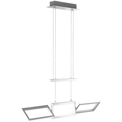 WOFI - Lampada a sospensione regolabile LED - Argento - Moderna WOFI - Lampada a sospensione regolabile LED - Argento - Moderna