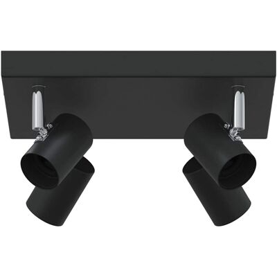 HELLOSHOP26 Faretto Da Soffitto Orientabile Dal Design Moderno Per Interni 26,5 X 26 X 11,5 Cm Metallo Nero 020058294 HELLOSHOP26 Faretto Da Soffitto Orientabile Dal Design Moderno Per Interni 26,5 X 26 X 11,5 Cm Metallo Nero 020058294