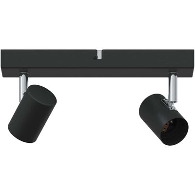 HELLOSHOP26 Moderno Faretto Da Soffitto Orientabile Per Interni Illuminazione Mirata 26 X 6,5 X 11,5 Cm Metallo Nero 020058288 HELLOSHOP26 Moderno Faretto Da Soffitto Orientabile Per Interni Illuminazione Mirata 26 X 6,5 X 11,5 Cm Metallo Nero 020058288