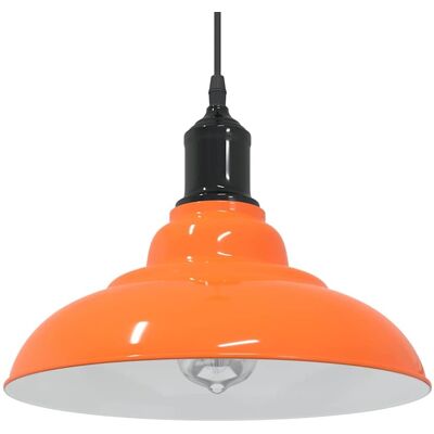 HELLOSHOP26 Lampada A Sospensione Vintage Regolabile Altezza 31 X 13 Cm Design Versatile Cucina/soggiorno Metallo Arancione Lucido 020058007 HELLOSHOP26 Lampada A Sospensione Vintage Regolabile Altezza 31 X 13 Cm Design Versatile Cucina/soggiorno Metallo Arancione Lucido 020058007