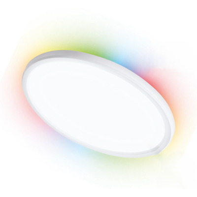 ALCAPOWER Plafoniera Led Wi-fi Cct Rgb 24w 2200lm Ip54, Temperatura Colore Regolabile 3000k-6500k, Dimmerabile Tramite App Tuya, Diametro 40cm ALCAPOWER Plafoniera Led Wi-fi Cct Rgb 24w 2200lm Ip54, Temperatura Colore Regolabile 3000k-6500k, Dimmerabile Tramite App Tuya, Diametro 40cm