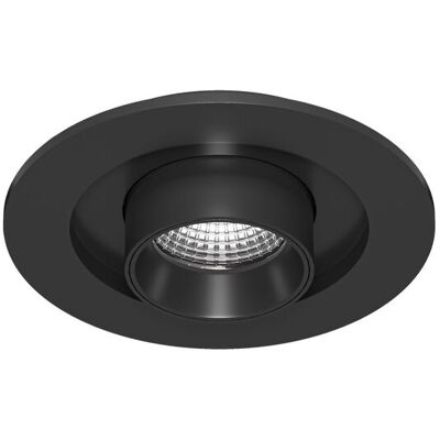 BENEITO FAURE Mini Oxo R Faretto Led Da Incasso 6w 42º Cct Switch 2700k/3200k/4000k Nero Opaco - Faretto Orientabile A Scomparsa - Beneito & Faure BENEITO FAURE Mini Oxo R Faretto Led Da Incasso 6w 42º Cct Switch 2700k/3200k/4000k Nero Opaco - Faretto Orientabile A Scomparsa - Beneito & Faure