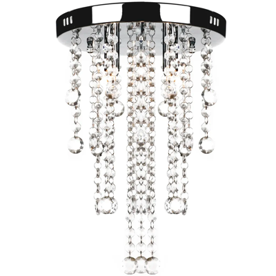 HELLOSHOP26 Elegante Lampada Da Soffitto Decorata Con Cristalli 24,8 X 34,5 Cm Stile Moderno Per Uso Domestico Metallo Bianco 020046249 HELLOSHOP26 Elegante Lampada Da Soffitto Decorata Con Cristalli 24,8 X 34,5 Cm Stile Moderno Per Uso Domestico Metallo Bianco 020046249