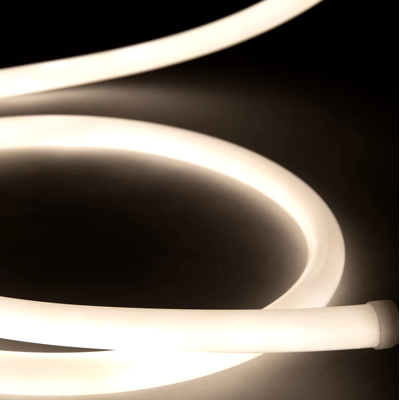 GREENICE Striscia Led Neon Circolare Flessibile - 220v - Installazione A Superficie - Ø15mm 22w/m X1m Ip67 - Giallo GREENICE Striscia Led Neon Circolare Flessibile - 220v - Installazione A Superficie - Ø15mm 22w/m X1m Ip67 - Giallo