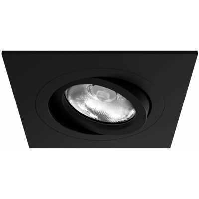 BENEITO FAURE Zio Recessed Faretto Led Da Incasso 50mm Gu10 Nero Opaco, Orientabile 45° Basculante E 360° Rotante, Ip20 Per Soffitti - Beneito & Faure BENEITO FAURE Zio Recessed Faretto Led Da Incasso 50mm Gu10 Nero Opaco, Orientabile 45° Basculante E 360° Rotante, Ip20 Per Soffitti - Beneito & Faure