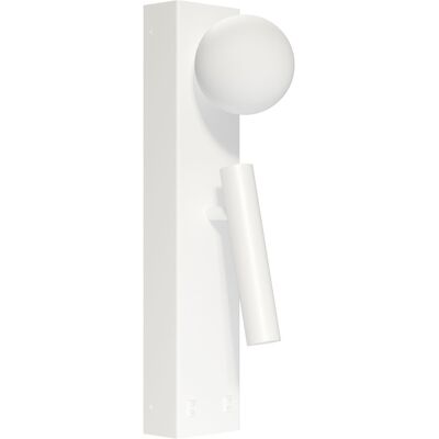 BENEITO FAURE Sphere Alp Wall Applique Led 20w 2700k 360° Fascio Luce Faretto Orientabile Comfort Visivo Ugr19 Colore Bianco Opaco - Beneito & Faure BENEITO FAURE Sphere Alp Wall Applique Led 20w 2700k 360° Fascio Luce Faretto Orientabile Comfort Visivo Ugr19 Colore Bianco Opaco - Beneito & Faure