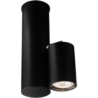 SHILO Spot Da Soffitto Nero Rotondo Orientabile Gu10 10w SHILO Spot Da Soffitto Nero Rotondo Orientabile Gu10 10w