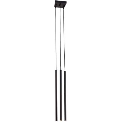 SHILO Lampada Kosame Sospesa Nera Minimalista 3xg9 160 Cm SHILO Lampada Kosame Sospesa Nera Minimalista 3xg9 160 Cm