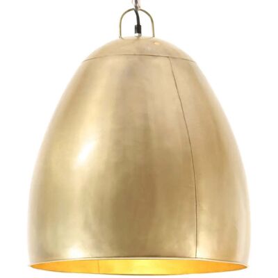 HELLOSHOP26 Lampada A Sospensione Industriale Con Paralume In Ferro Atmosfera Accogliente 154 X 42 Cm In Ferro Ottone 020046679 HELLOSHOP26 Lampada A Sospensione Industriale Con Paralume In Ferro Atmosfera Accogliente 154 X 42 Cm In Ferro Ottone 020046679