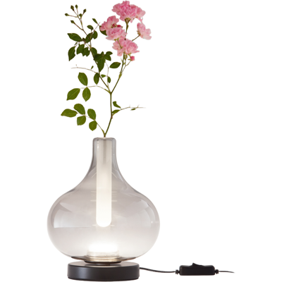 FABAS LUCE Lampada Da Tavolo Crodo Grigio Chiaro Trasparente 7w Led Integrato Cct 2700k-3000k-4000k, Regolazione Luce Al Tocco, Vetro Borosilicato - Crodo FABAS LUCE Lampada Da Tavolo Crodo Grigio Chiaro Trasparente 7w Led Integrato Cct 2700k-3000k-4000k, Regolazione Luce Al Tocco, Vetro Borosilicato - Crodo